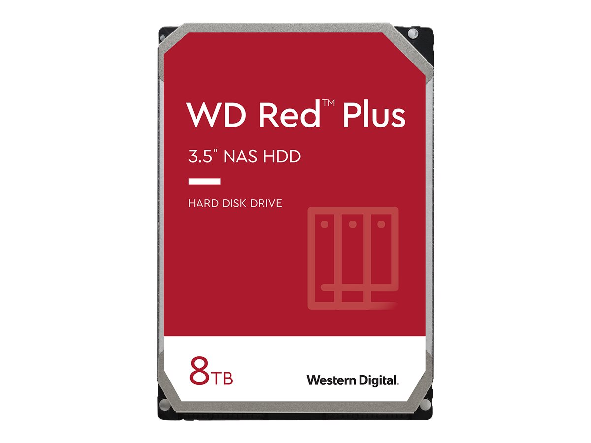 WD Red Plus NAS Hard Drive WD80EFBX - Festplatte - 8 TB - intern - 3.5&quot; (8.9 cm)