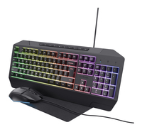 Trust GXT791 Kabelgebunden Gaming-Tastatur Maus-Set Beleuchtet Deutsch QWERTZ