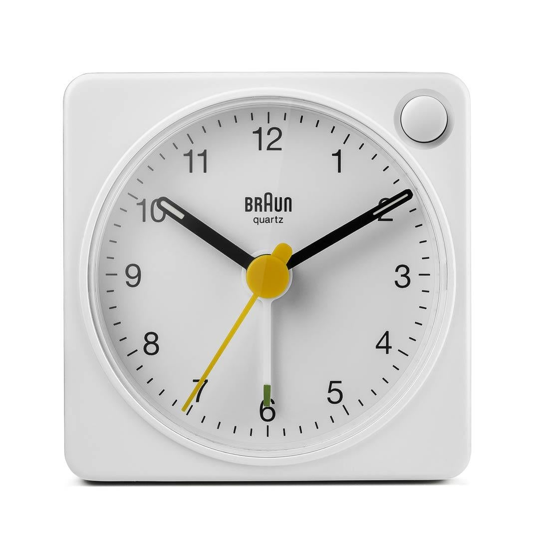 Braun BC02XW - Quarzwecker - Rechteck - Weiß - Analog - Akku - AA, Ansicht 3