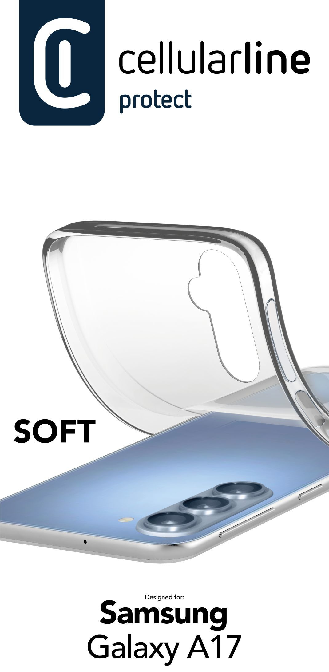 Cellularline Soft Case - für Samsung A17 5G Clear SOFTGALA17T, Ansicht 4