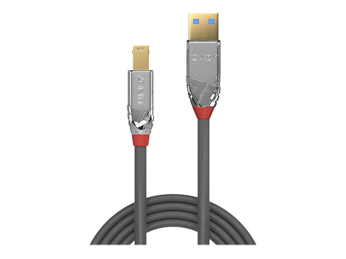 Lindy CROMO - USB-Kabel - USB Typ A (M) zu USB Type B (M) - USB 3.1 - 2 m - rund