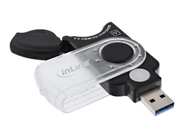 InLine - Kartenadapter - All-in-one (MMC, SD, RS-MMC, MMCmobile, microSD, MMCplus, SDHC, microSDHC, SDXC, microSDXC) - USB 3.0