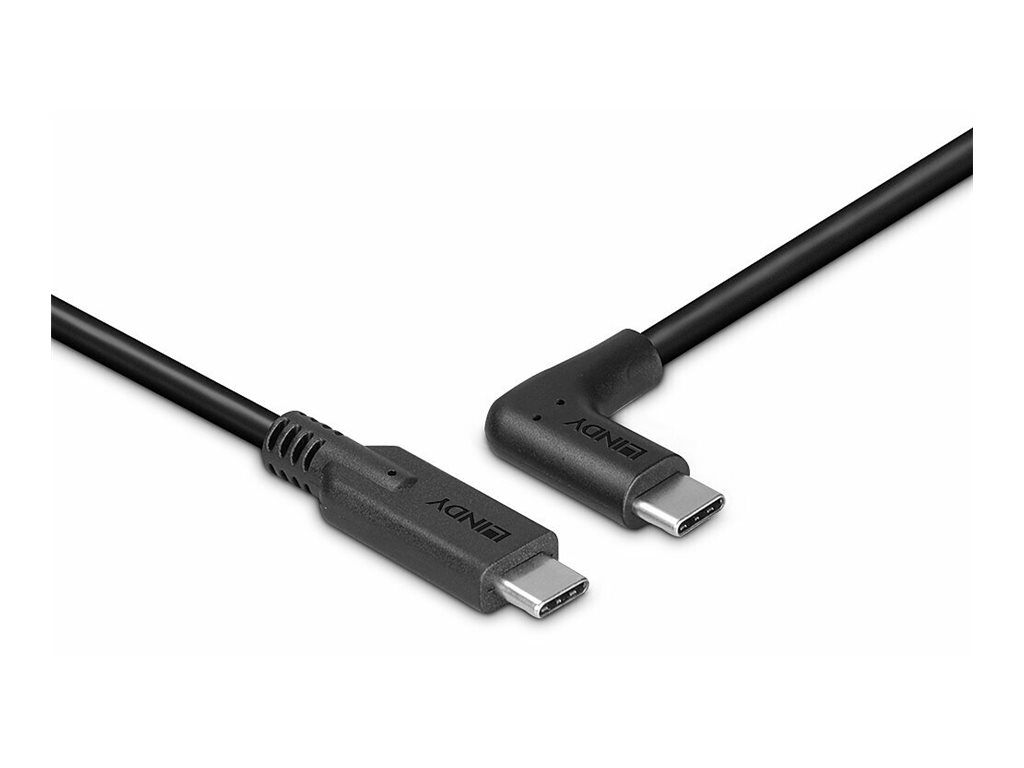 Lindy 1m USB 3.2 Typ C Kabel 90° gewinkelt - Kabel - Digital/Daten, Ansicht 4