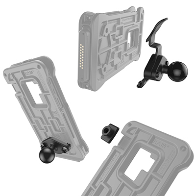 Ram Mounts IntelliSkin HD - Cover - Samsung - Galaxy S9 - 14,7 cm (5.8) - Schwarz, Ansicht 4