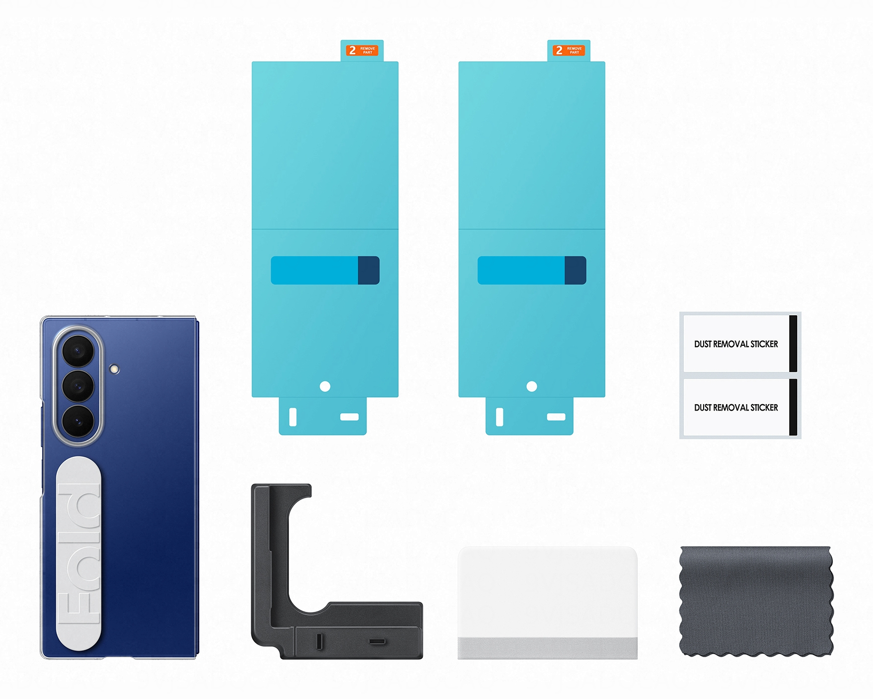 Samsung EF-QF966 - Hintere Abdeckung für Mobiltelefon - Polycarbonat (PC), Ansicht 2