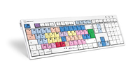Logickeyboard LKB-MCOM4-CWMU-DE - Volle Größe (100%) - Kabelgebunden - USB - Mechanischer Switch - QWERTZ - Mehrfarbig