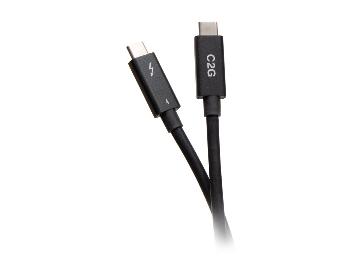 C2G 2.5ft Thunderbolt 4 USB C Cable - USB C to USB C - 40Gbps - M/M - Thunderbolt-Kabel - 24 pin USB-C (M), Ansicht 4
