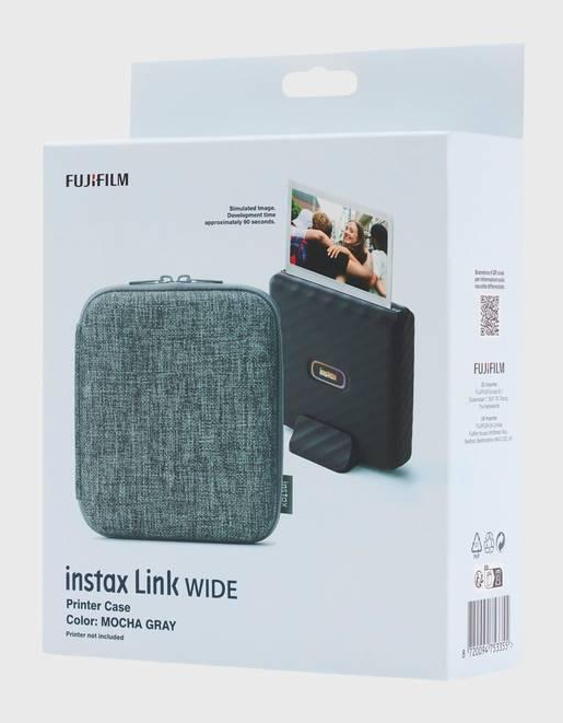 Fujifilm instax Link wide Printer Case mocha grau, Ansicht 2