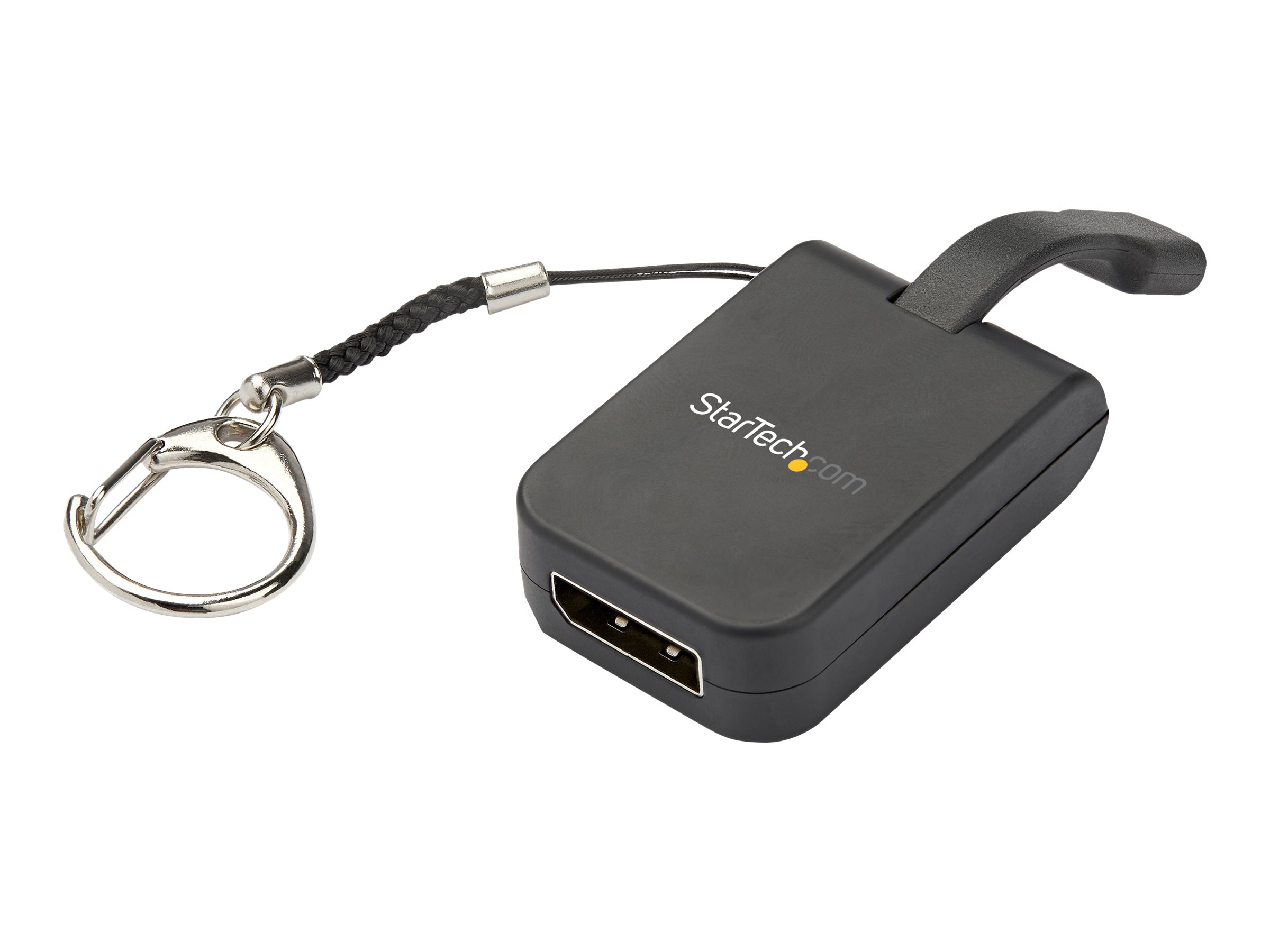 StarTech.com Kompakter USB-C auf DisplayPort-1.4-Adapter - 8K 60Hz4K USB-C auf DP-Videokonverter mit Anhänger - USB Typ-C DP Alt Mode (HBR3 HDR DSC)