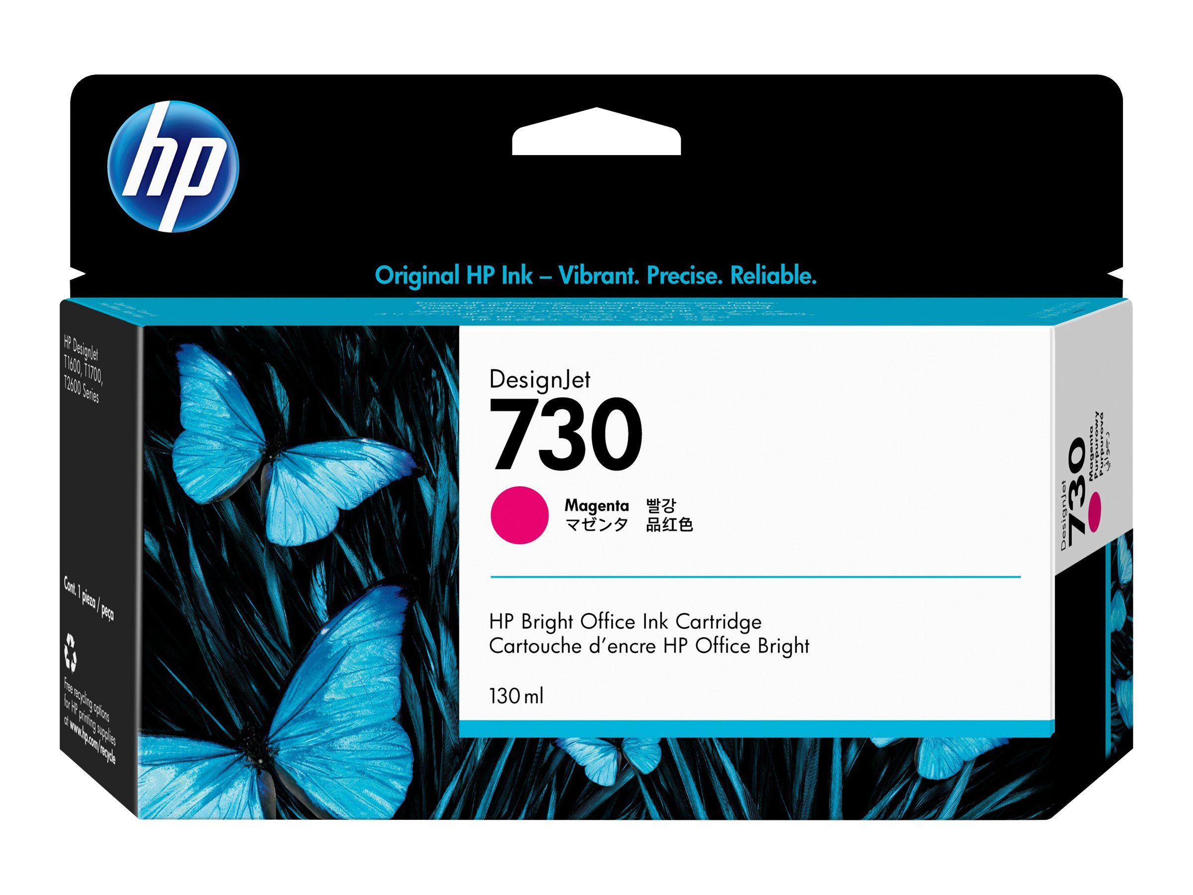 HP 730 - 130 ml - Magenta - Original (P2V63A)