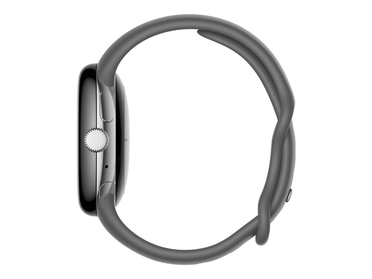 Google Pixel Watch - Silber poliert - intelligente Uhr mit Band, Ansicht 4