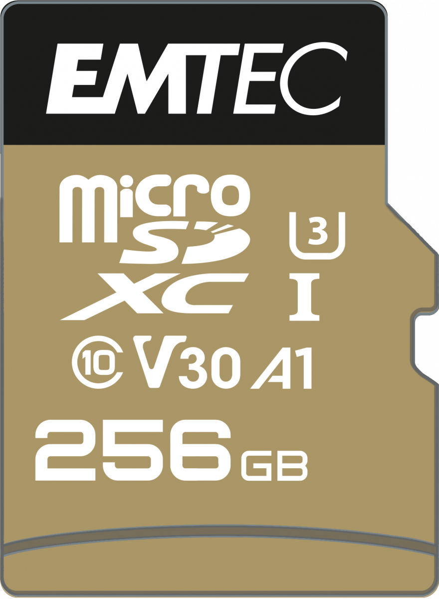 EMTEC SpeedIN Pro - 256 GB - MicroSDXC - Klasse 10 - UHS-I - 100 MB/s - 95 MB/s, Ansicht 2