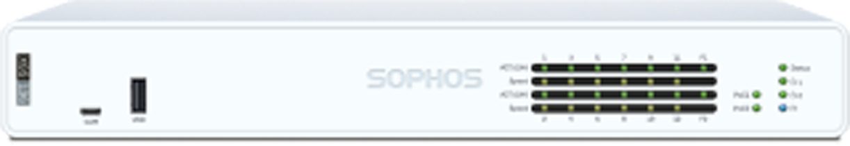 Sophos XGS 136, 11,5 Gbit/s, 4,7 Gbit/s, 2,5 Gbit/s, 3300 Mbit/s, 1000 Mbit/s, 950 Mbit/s