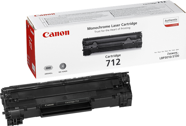 Canon 712 - Schwarz - Original - Tonerpatrone, Ansicht 2