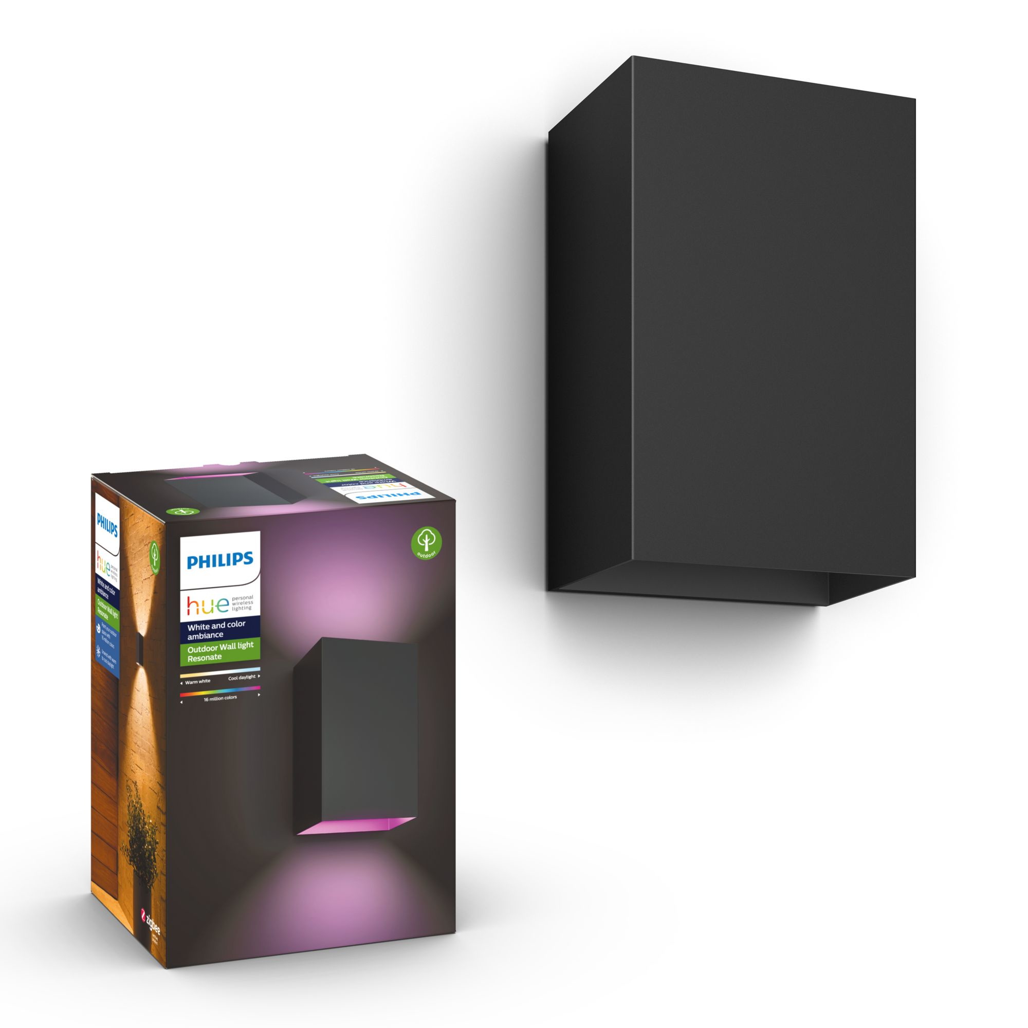 Philips Hue White and Color Ambiance Resonate - Wandleuchte - LED - 8 W (Entsprechung 49 W), Ansicht 2