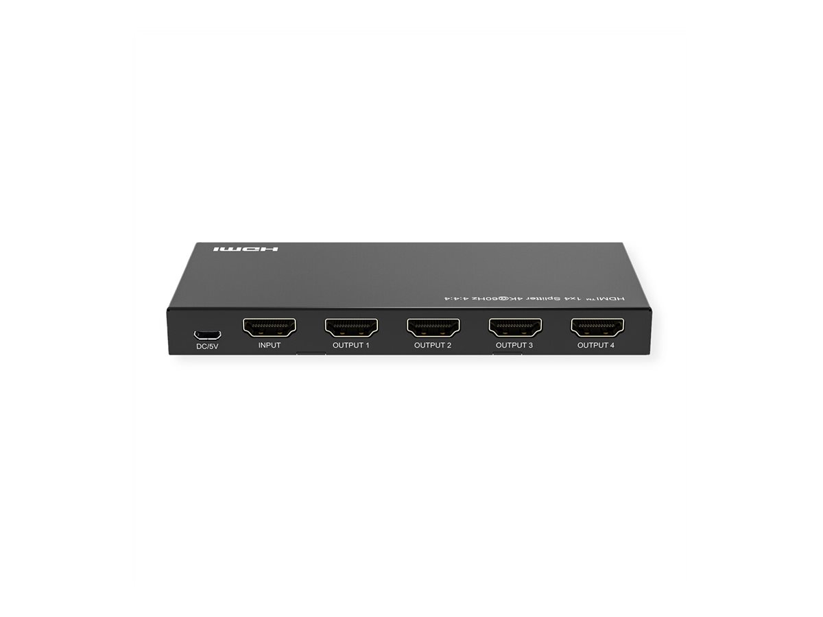 VALUE HDMI-Splitter 4K60Hz 4fach, Ansicht 3