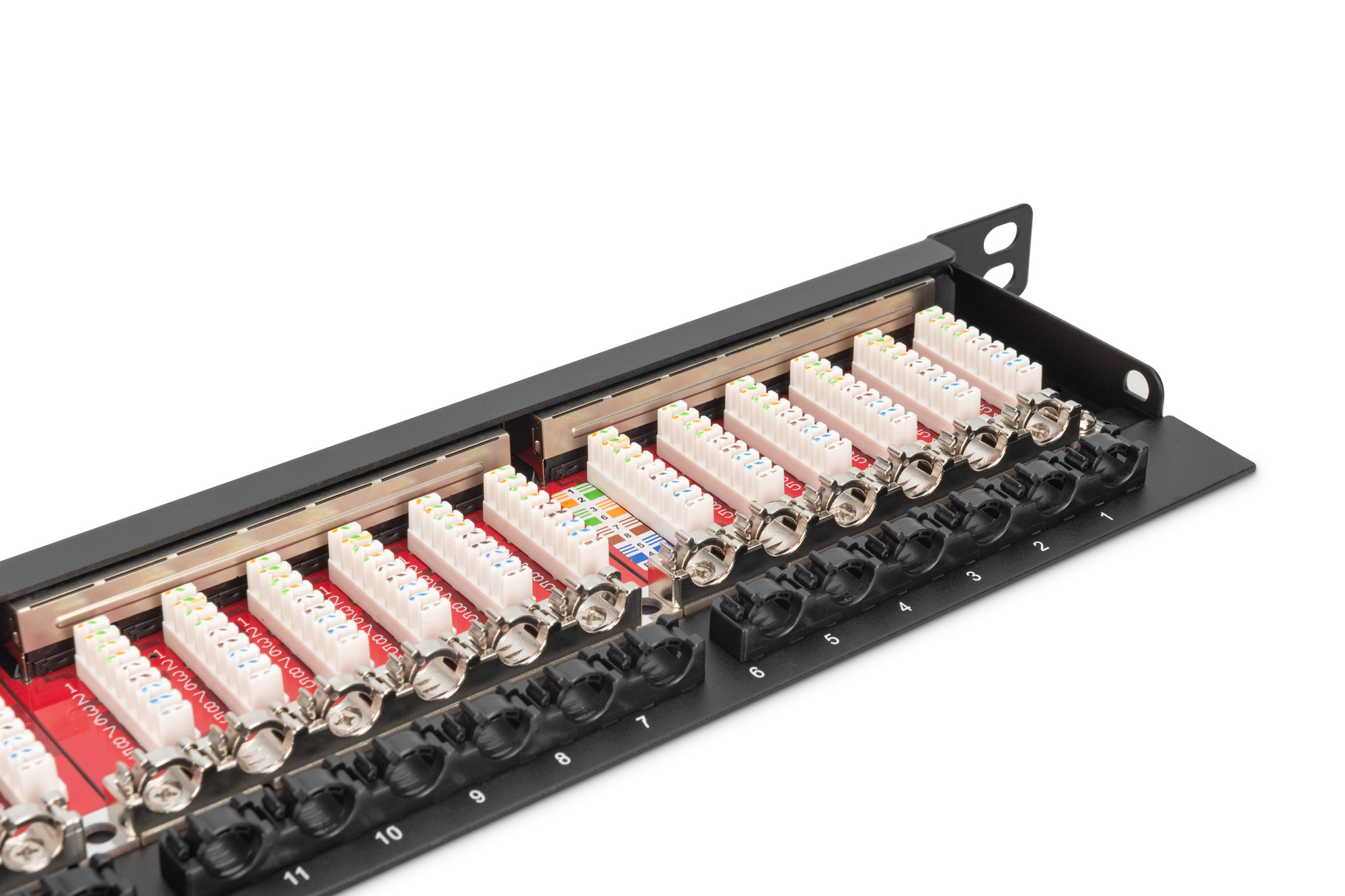 DIGITUS CAT 6A, Klasse EA High Density Patch Panel, geschirmt, Ansicht 4