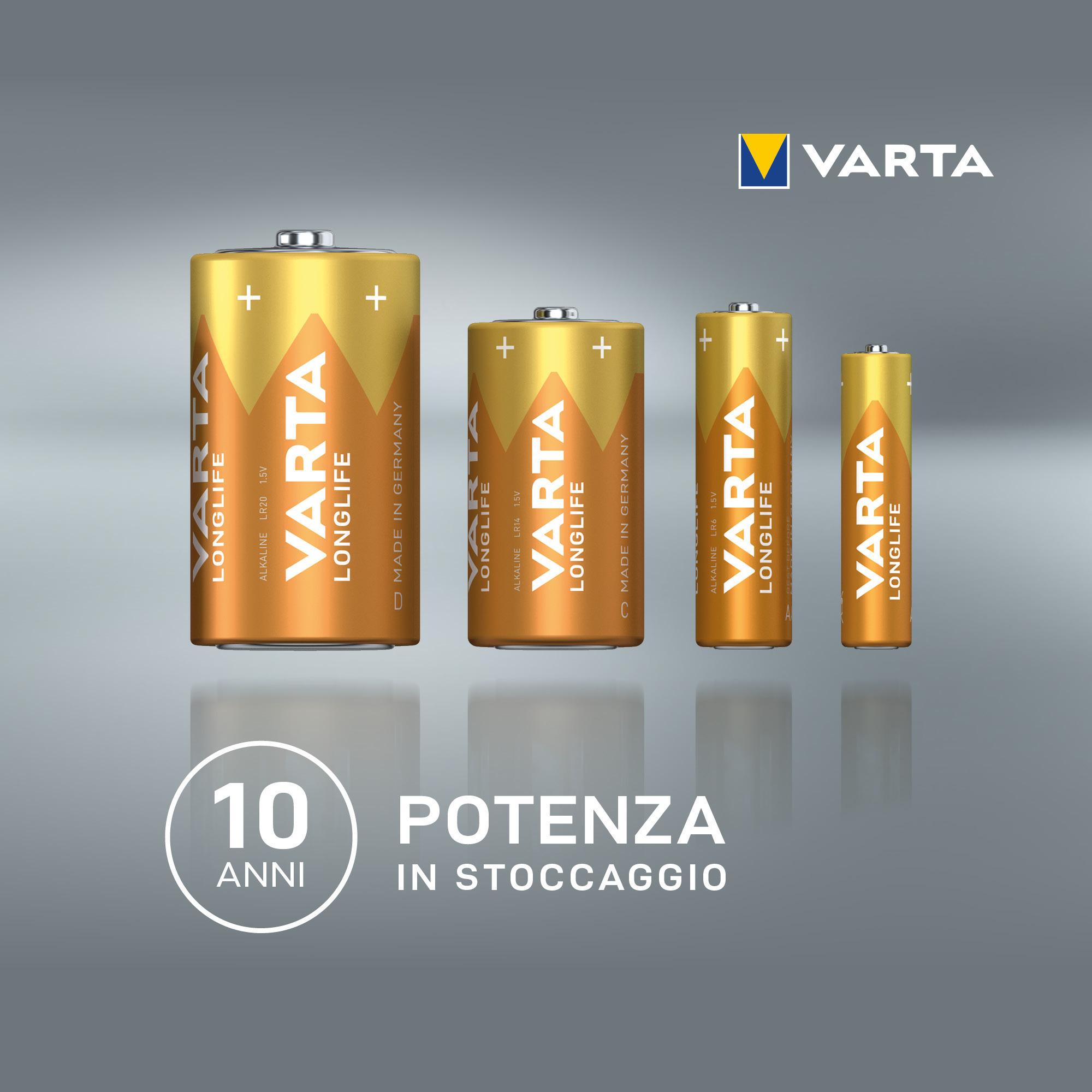 Varta Longlife Extra - Batterie 4 x AAA / LR03, Ansicht 4
