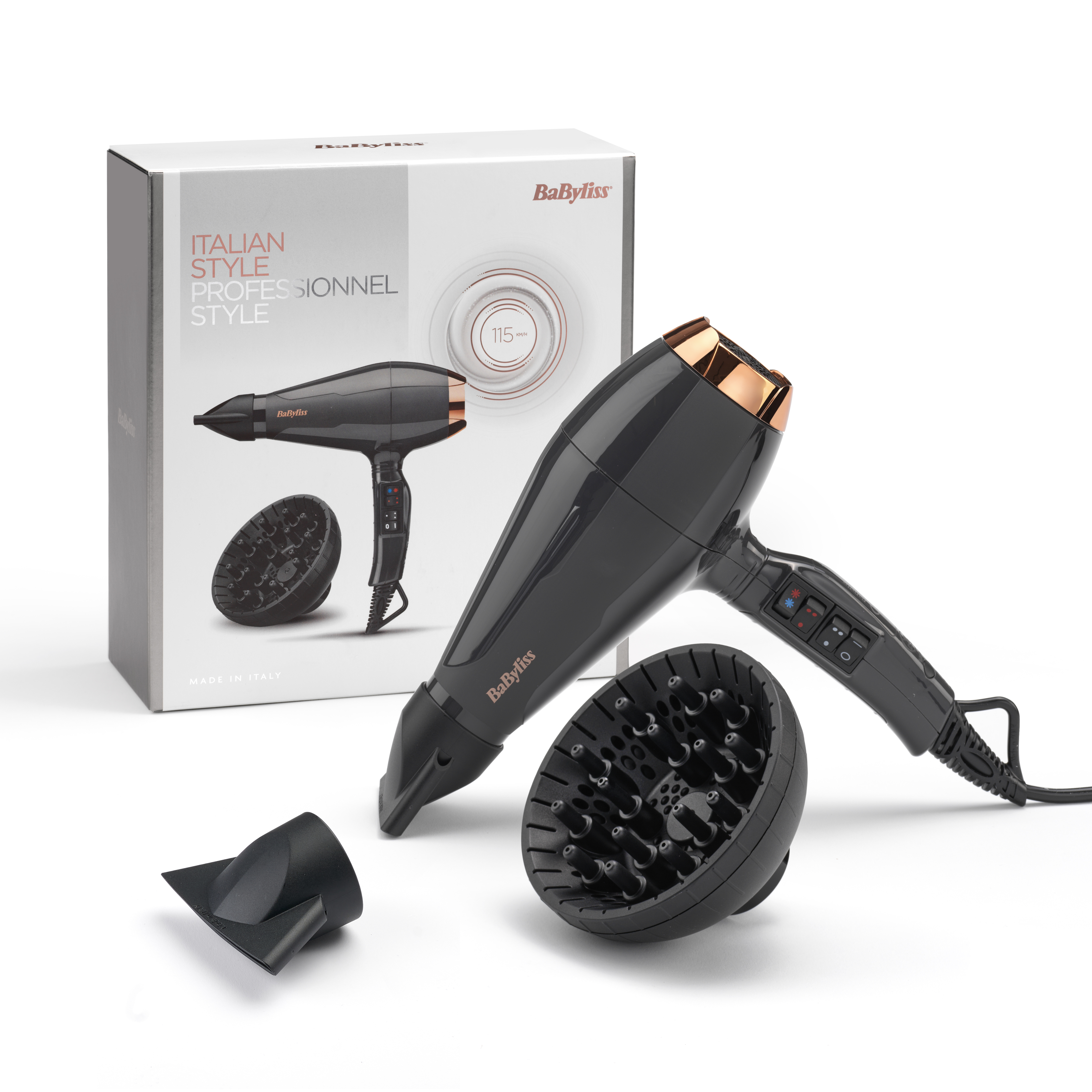 BaByliss 6719DE Ionic-Haartrockner Italian Air Pro 2200 2200 W, Ansicht 2