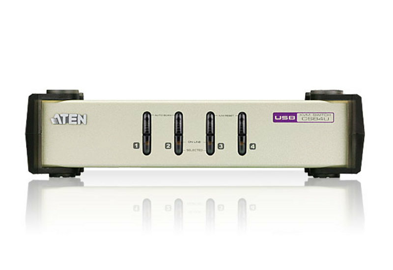 ATEN CubiQ CS84U - KVM-Switch - 4 x KVM port(s), Ansicht 3