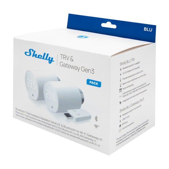 Shelly Blu TRV 2 - Heizkörperthermostat 2 Stück, Ansicht 2