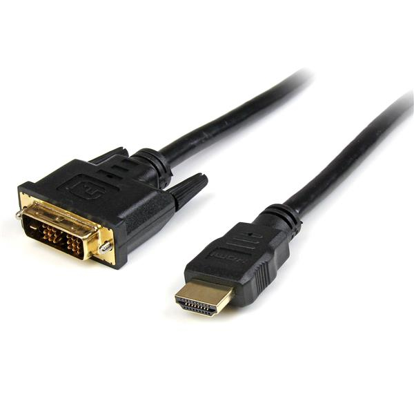 StarTech.com 5m HDMI auf DVI-D Kabel (St/St), 5 m, HDMI, DVI-D, Männlich, Männlich, Gold