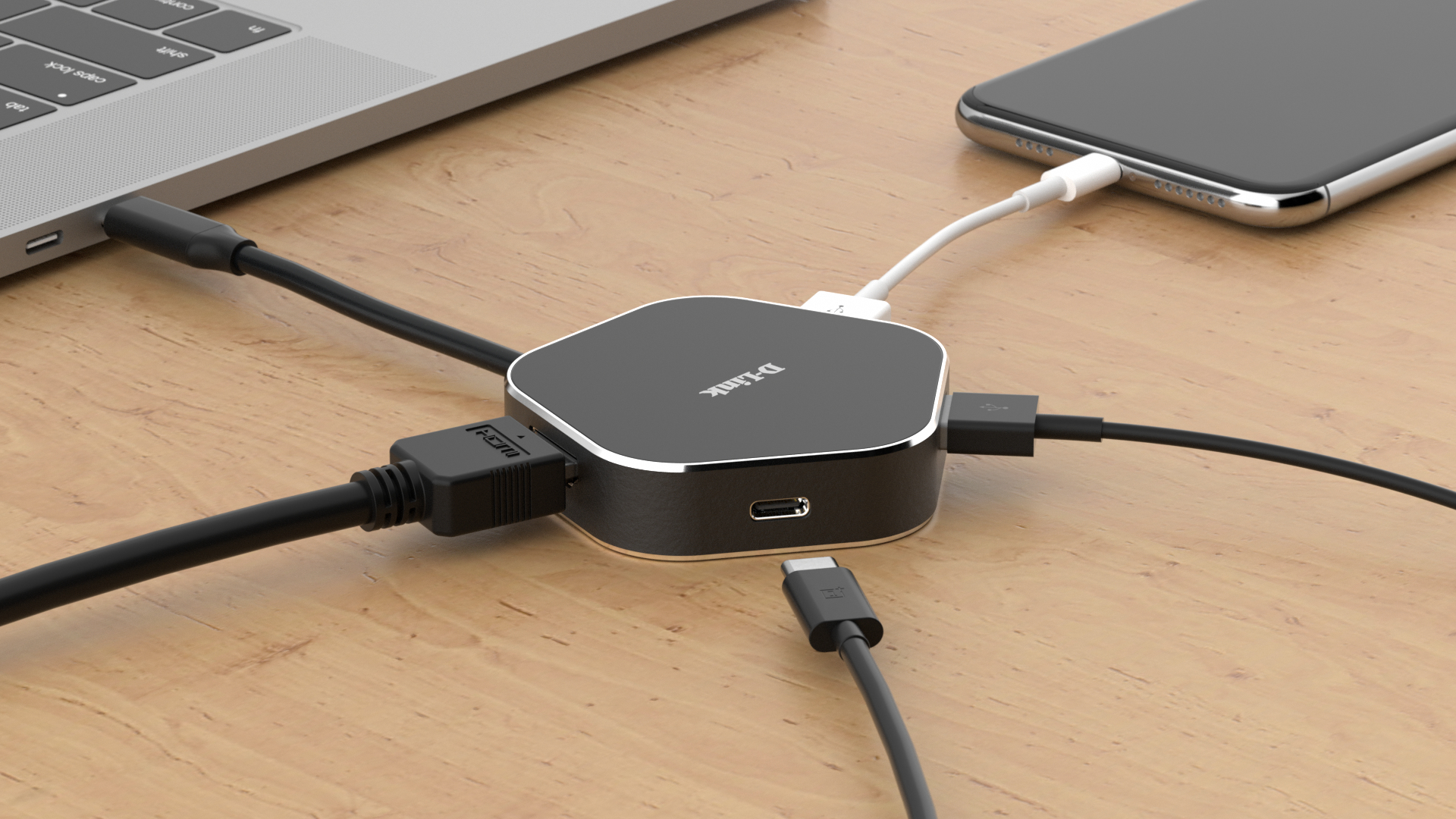 D-Link DUB-M420 - Dockingstation - USB-C / Thunderbolt 3, Ansicht 3