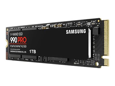 Samsung 990 PRO MZ-V9P1T0BW - SSD - verschlüsselt - 1 TB - intern - M.2 2280 - PCIe 4.0 x4 (NVMe), Ansicht 5