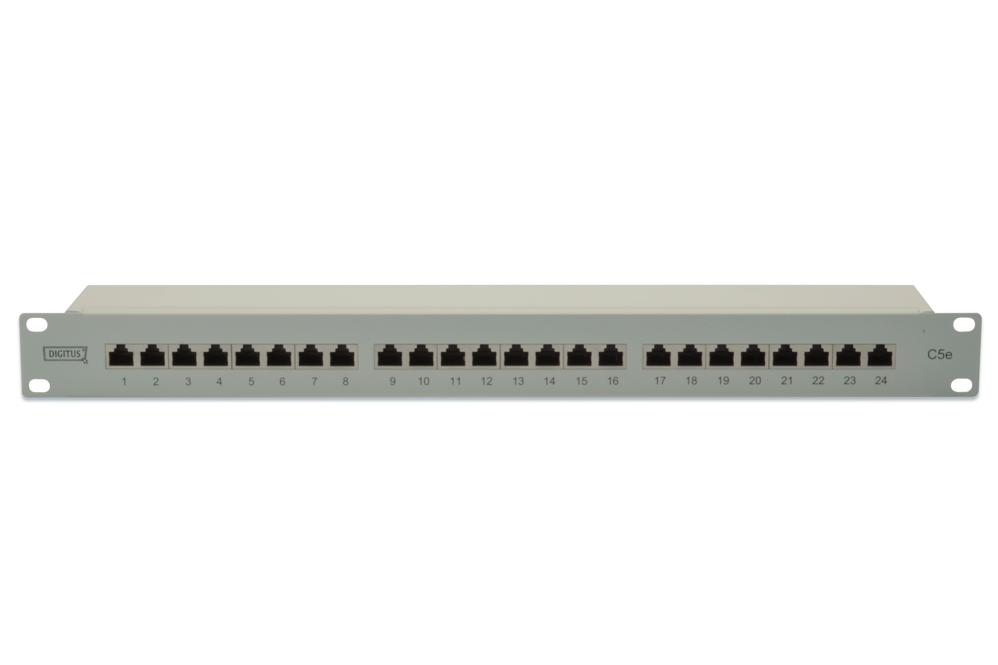 DIGITUS CAT 5e, Klasse D Patch Panel, Ansicht 3