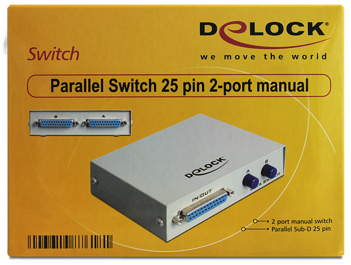 Delock Parallel Switch - Switch - 2 x parallel, Ansicht 2