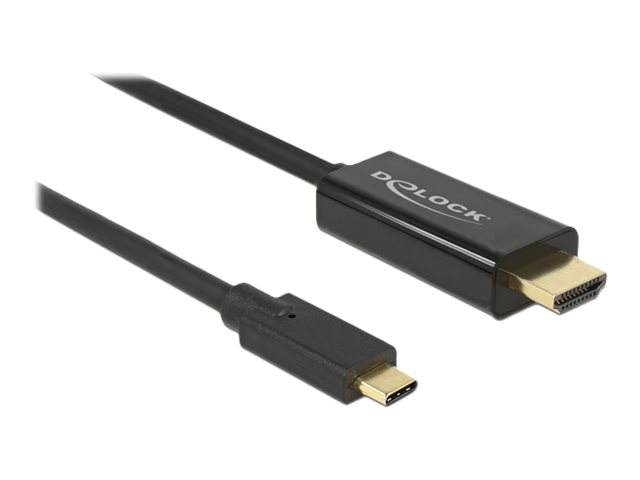 Delock - Externer Videoadapter - Parade PS176 - USB-C - HDMI - Schwarz