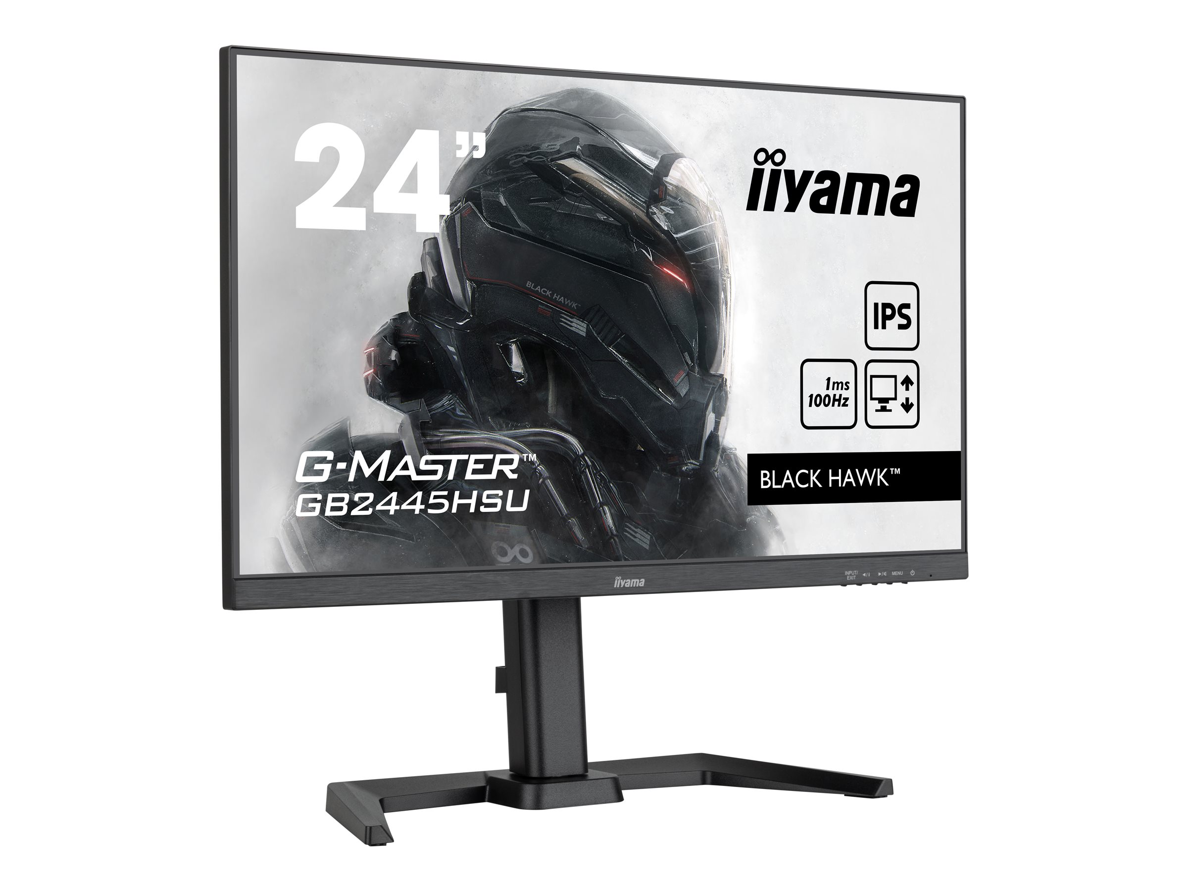 Iiyama G-MASTER Black Hawk GB2445HSU-B1 - LED-Monitor - 60.5 cm (24")