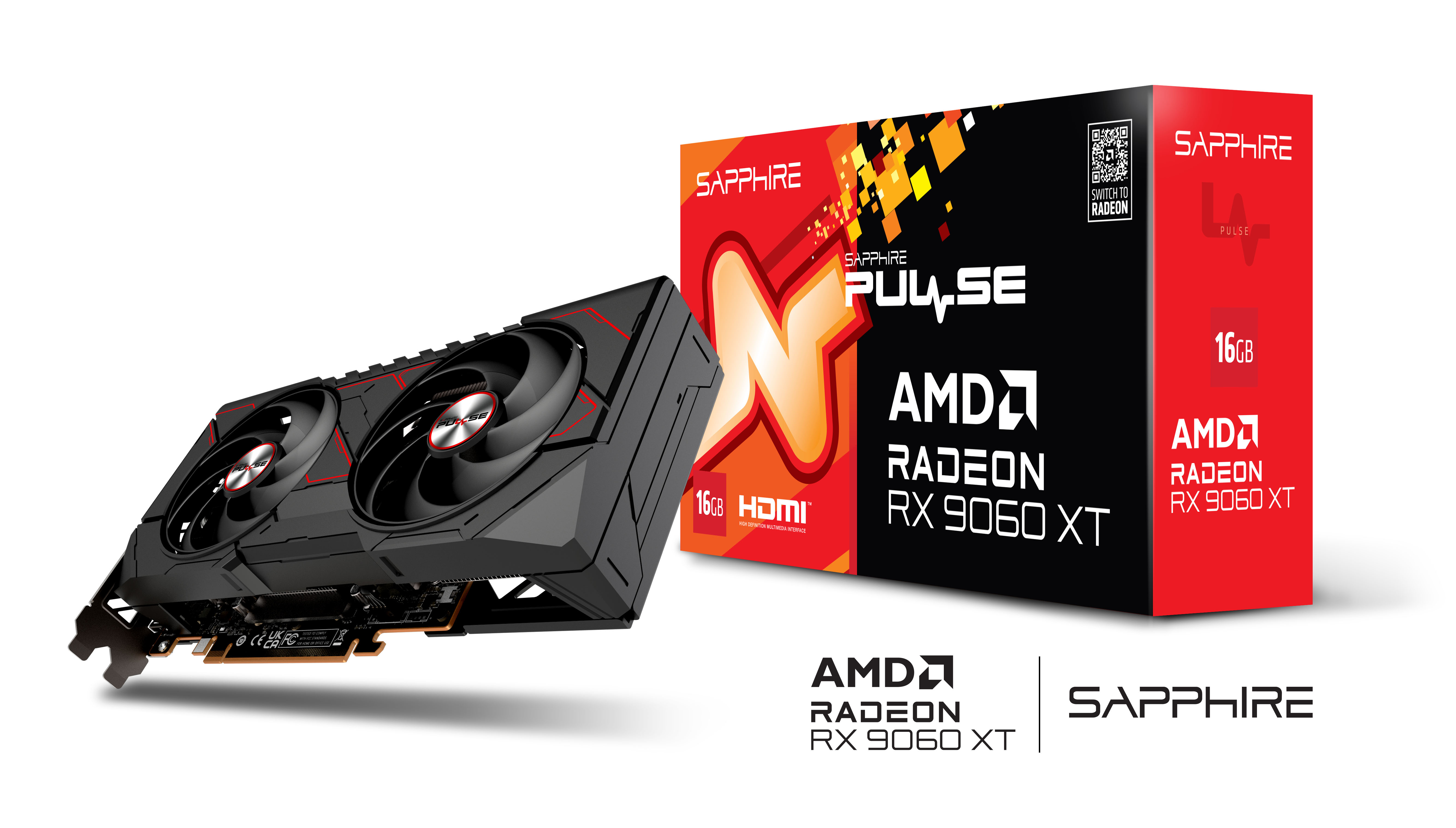 Sapphire Pulse Radeon RX 9060 XT 16GB - Grafikkarten, Ansicht 2
