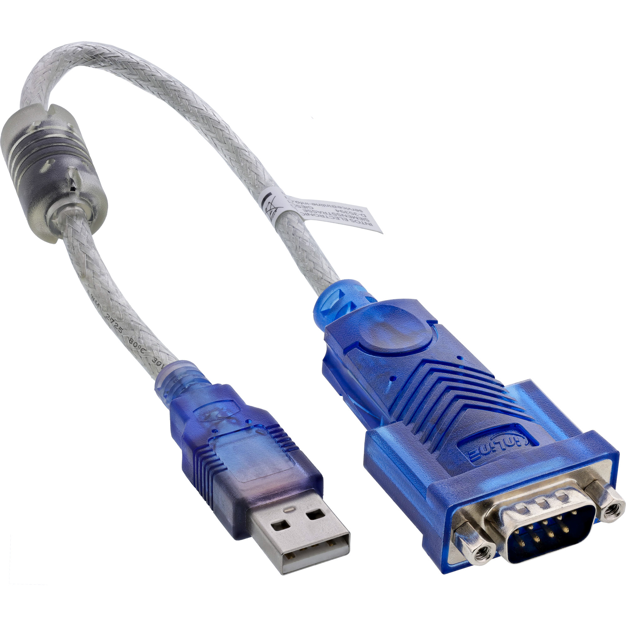 InLine USB zu Seriell Adapterkabel Premium - Stecker A an 9pol Sub D Stecker Image