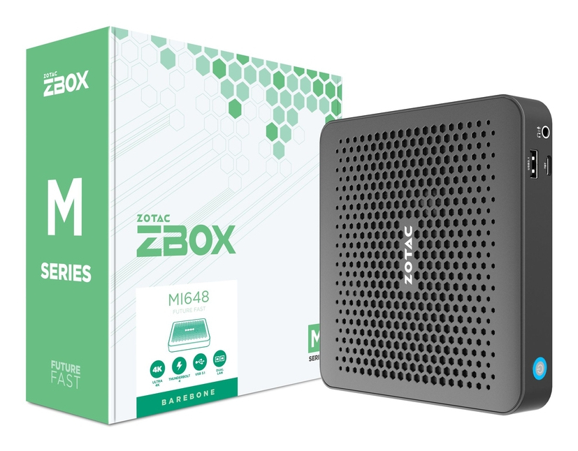 ZOTAC ZBOX M Series MI648 edge - Barebone - Mini-PC, Ansicht 3
