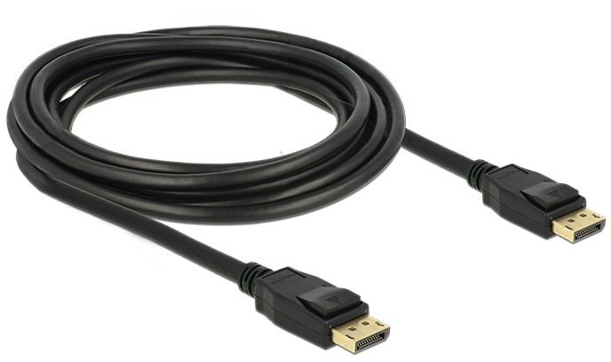 Delock 3m Displayport 1.2a, 3 m, DisplayPort, DisplayPort, Männlich, Männlich, 3840 x 2160 Pixel