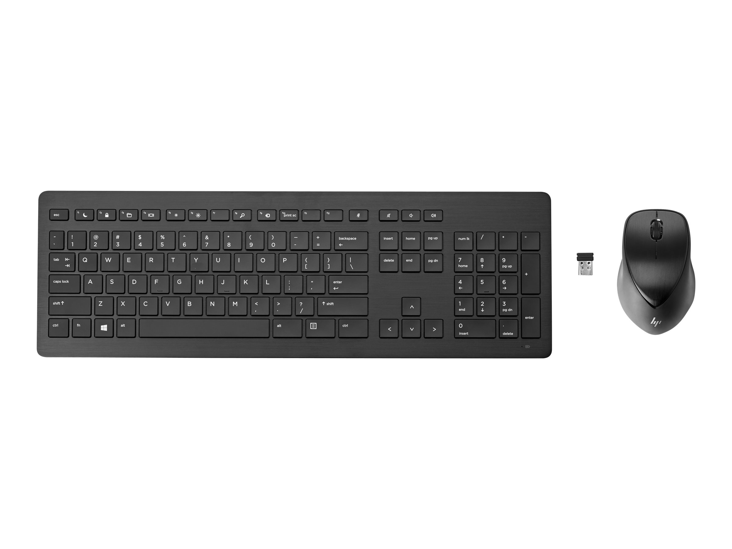 HP Wireless Rechargeable 950MK - Tastatur-und-Maus-Set - TL: UK, QWERTY, Ansicht 2