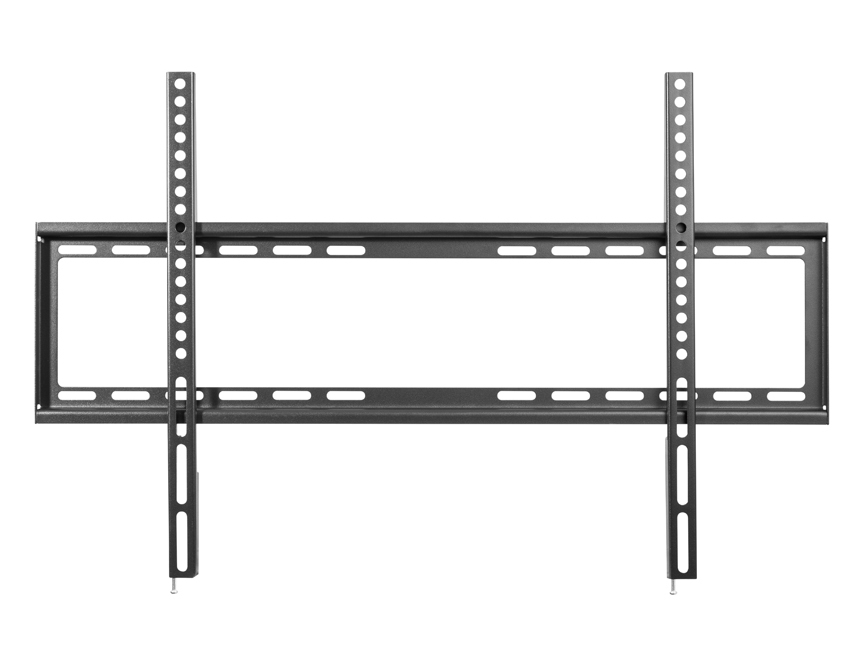 Equip Halterung - Ultra-dünn - für Curved Panel/Flat Panel - fest - stainless steel - Schwarz (37-75), Ansicht 3