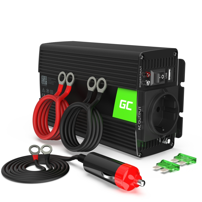 Green Cell Voltage Car Inverter 12V to 230V 500W/1000W, Ansicht 2