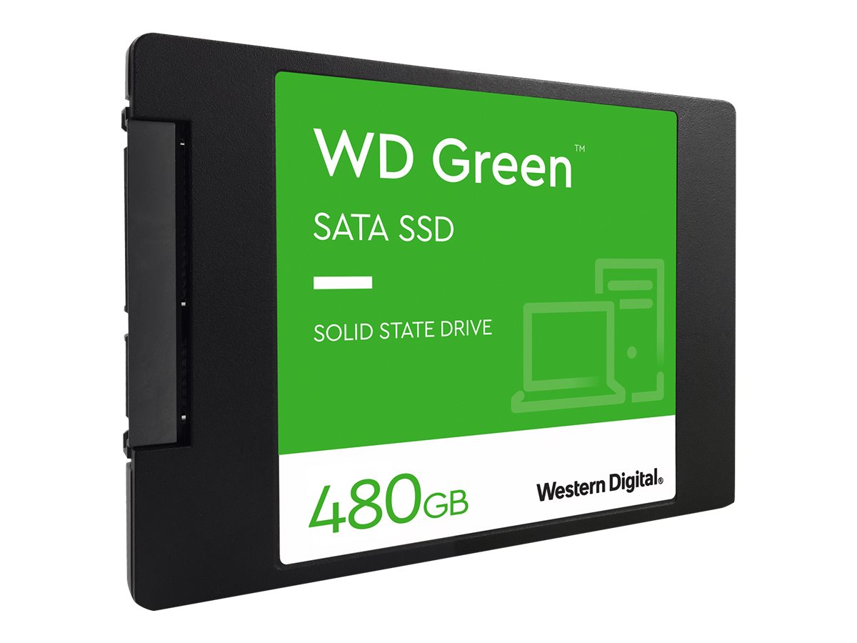 WD Green SSD WDS480G2G0A - SSD - 480 GB - intern - 2.5" (6.4 cm) - SATA 6Gb/s