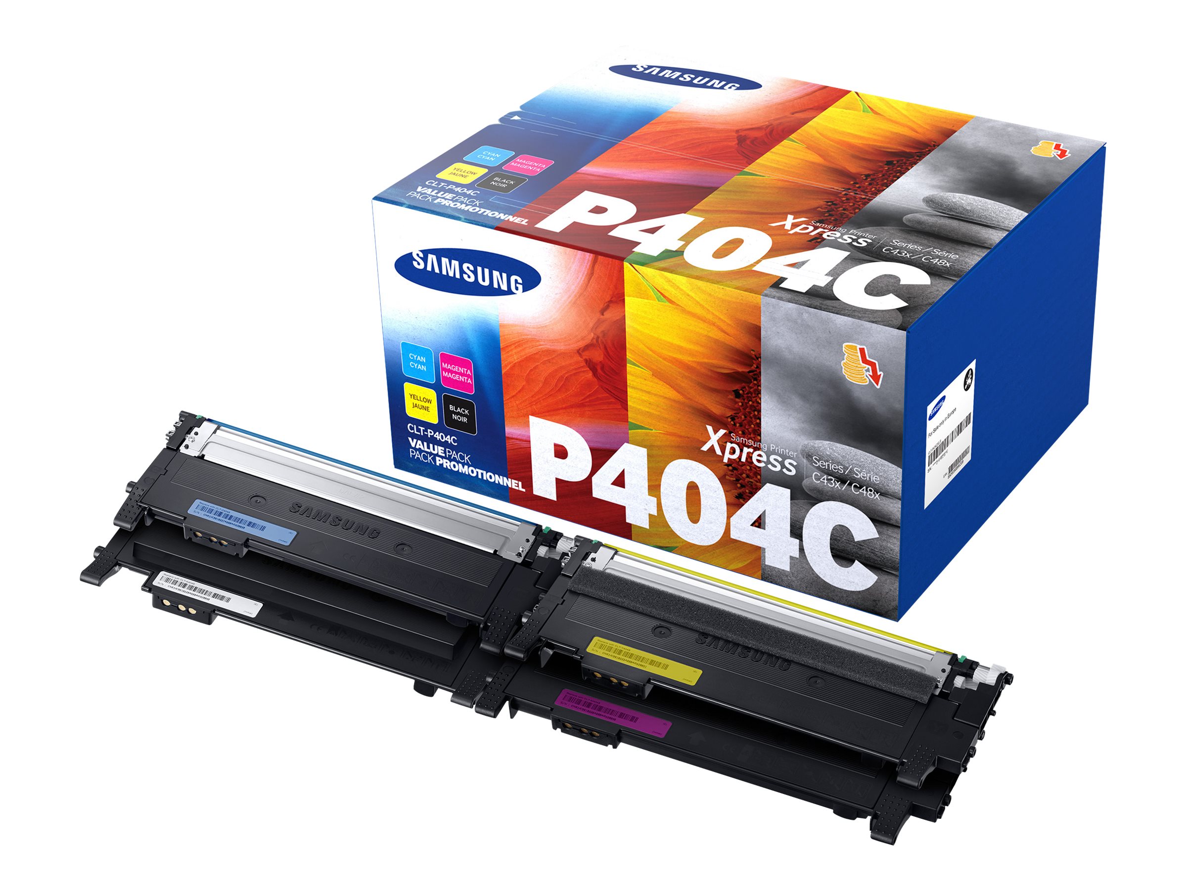 Samsung CLT-P404C Toner Rainbow Kit - 4er-Pack, Ansicht 3