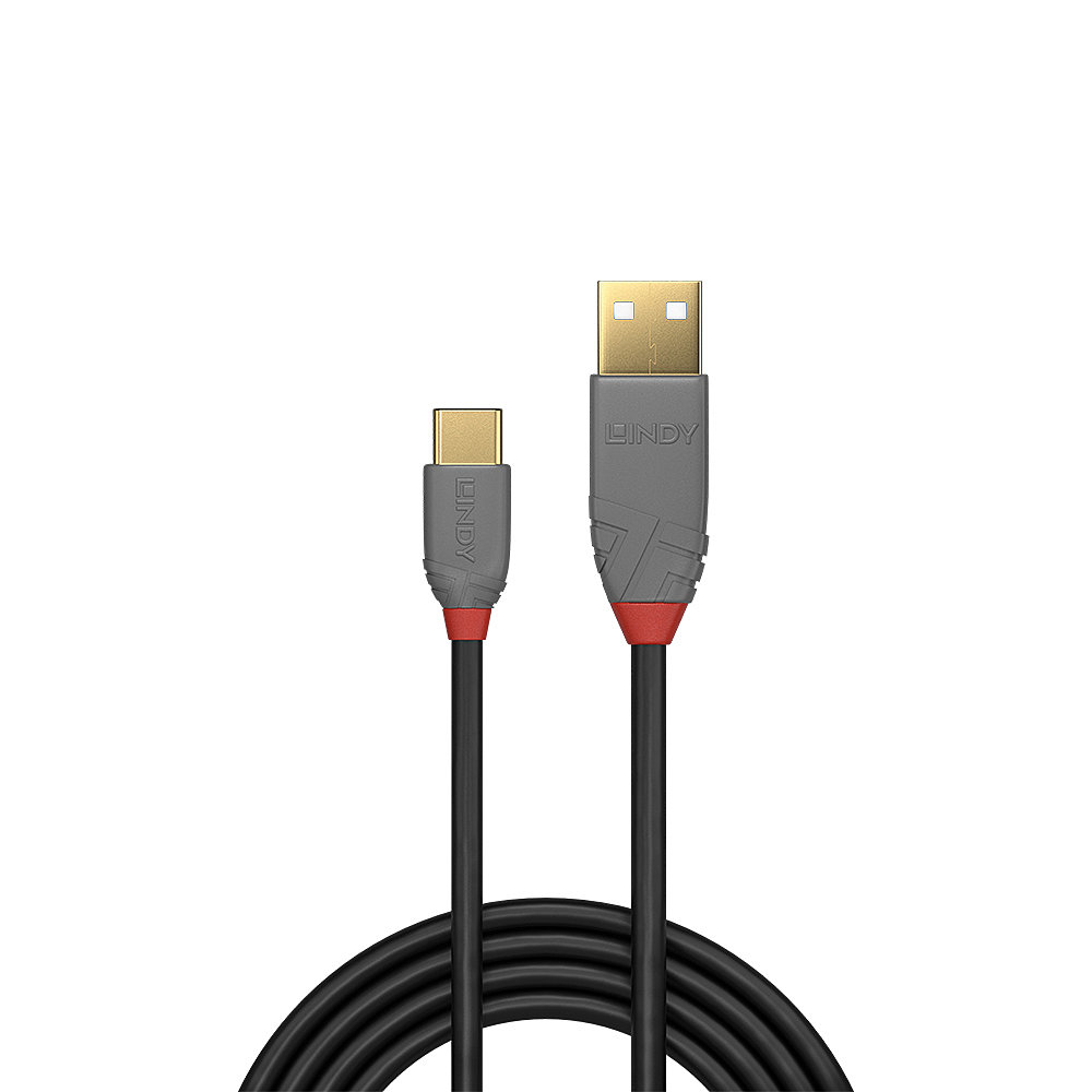 Lindy Anthra Line - USB-Kabel - USB-C (M) bis USB Typ A (M), Ansicht 3