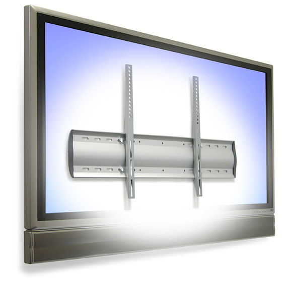 Ergotron WM - Befestigungskit (Wandplatte, 2 Klammern) - schmal - für Flachbildschirm - Stahl, Ansicht 2