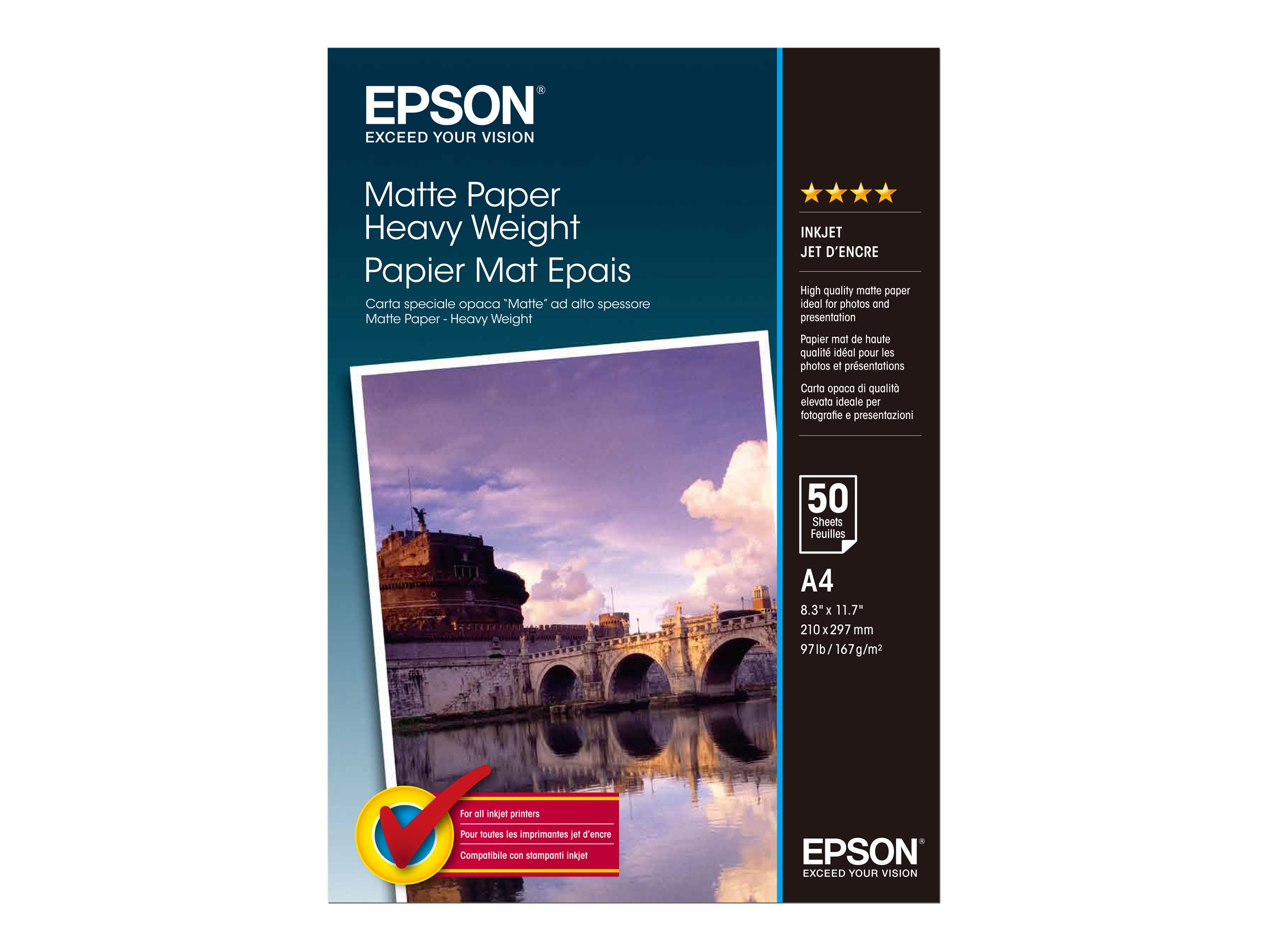 Epson - Matt - A4 210 x 297 mm (C13S041256)