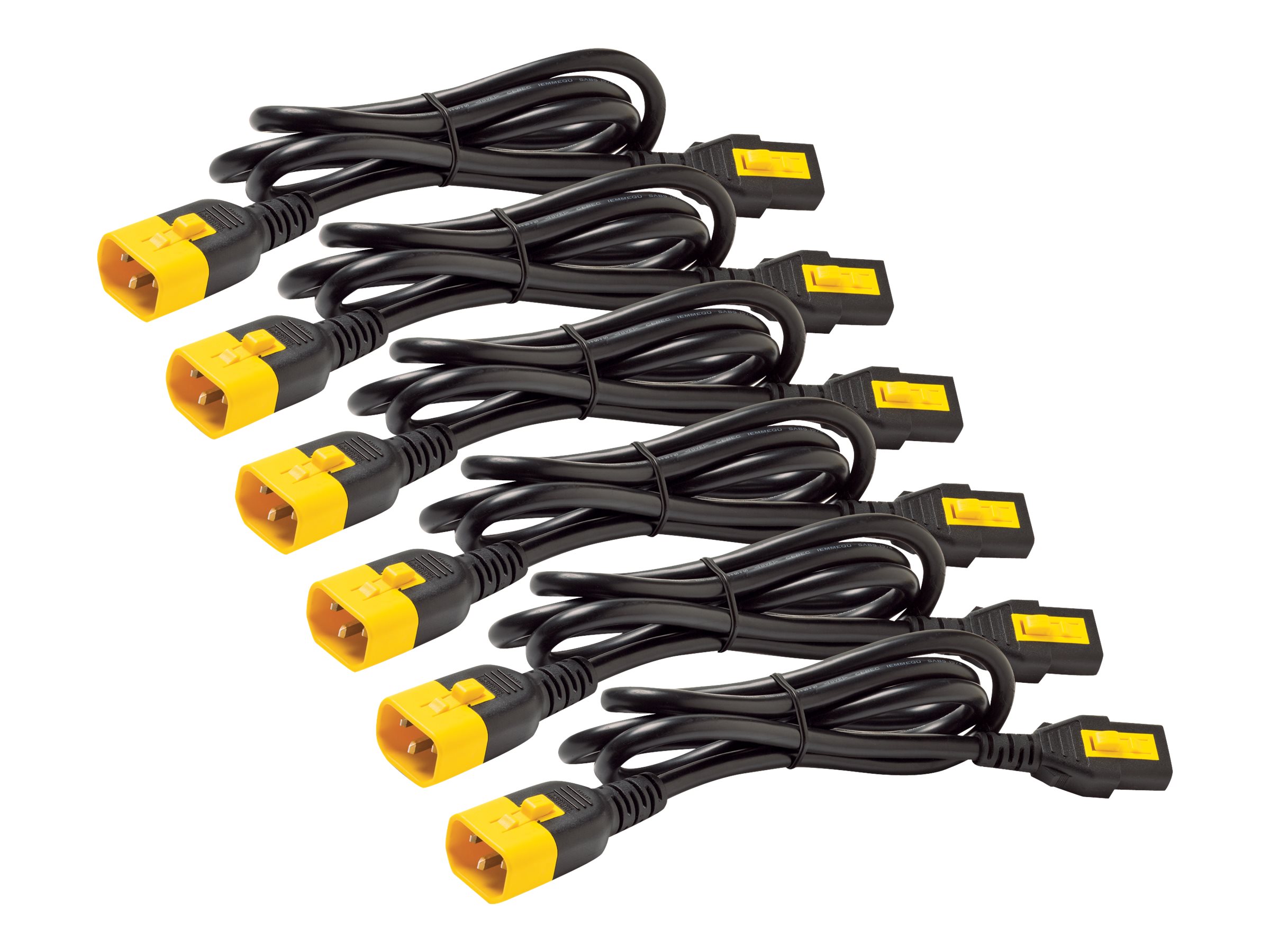 APC - Stromkabel - IEC 60320 C13 zu IEC 60320 C14 - 10 A - 1.83 m - Schwarz