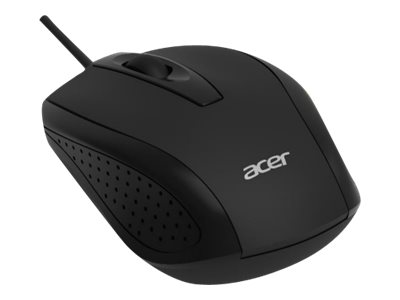 Acer - Maus - 3 Tasten - kabelgebunden - USB - Schwarz