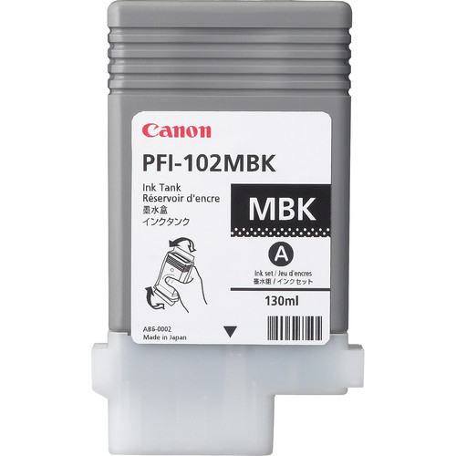 Canon PFI-102 MBK - 130 ml - mattschwarz - original, Ansicht 2