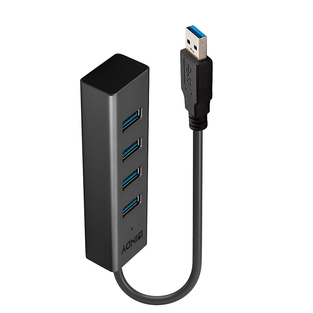 Lindy Hub - 4 x USB 3.2 Gen 1 - Desktop, Ansicht 2