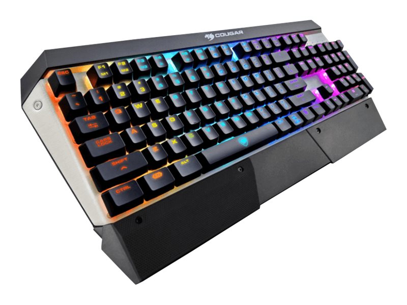 Compucase Cougar Attack X3 RGB - Tastatur - hintergrundbeleuchtet - TL: Deutsch, QWERTZ, Ansicht 3