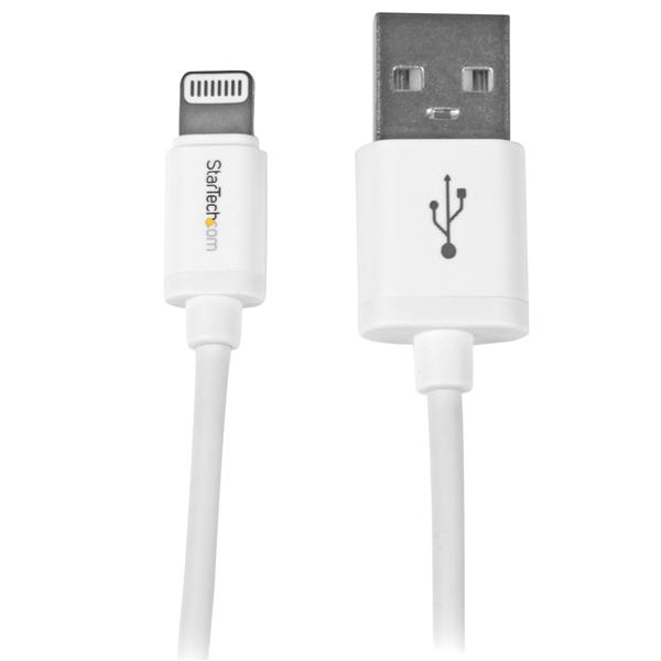 StarTech.com 1m Apple 8 Pin Lightning Connector auf USB Kabel - Weiß, Ansicht 2
